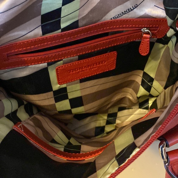 Tignanello Genuine Leather red purse - Picture 4 of 6